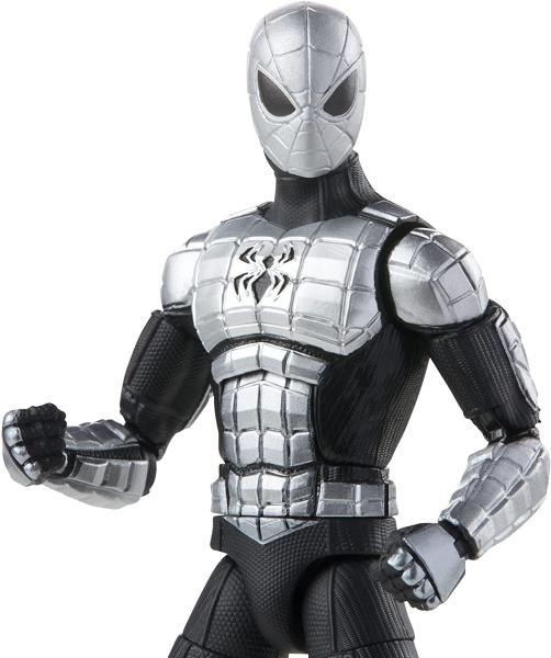 Человек паук чёрно-серый "Spider-Armor Mk I" (15.5 см.)