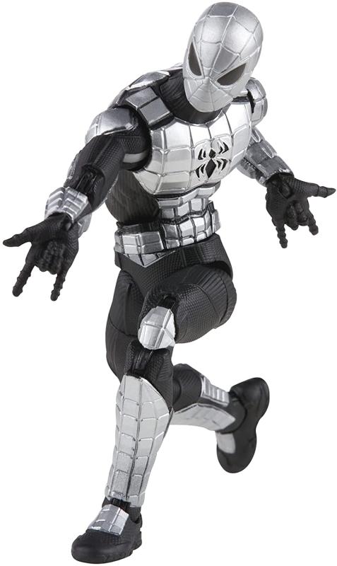 Человек паук чёрно-серый "Spider-Armor Mk I" (15.5 см.)