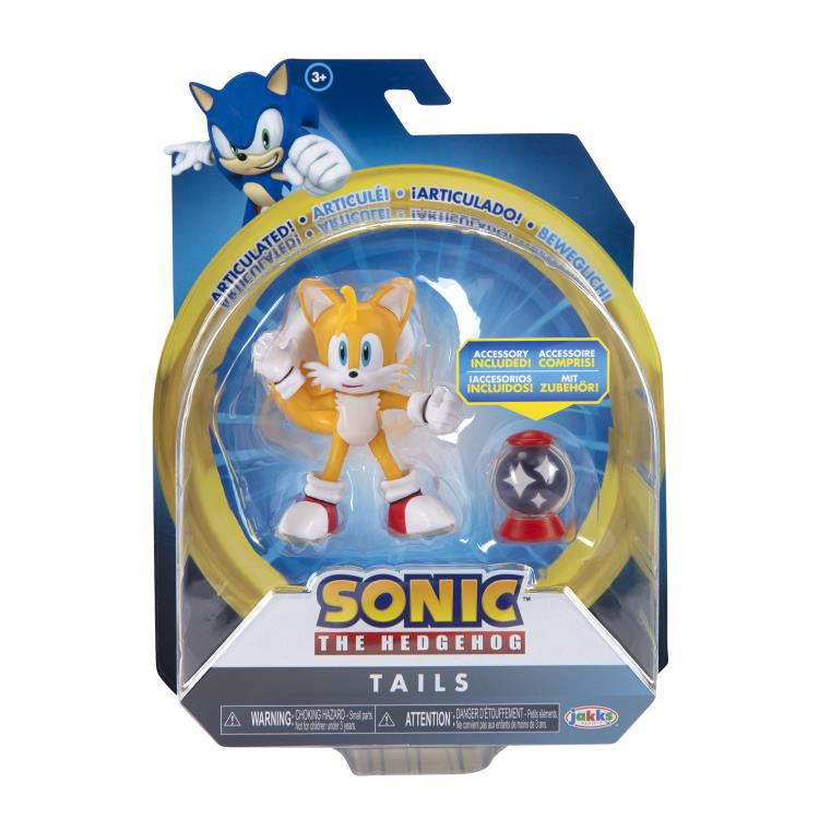 Тейлз с аксессуаром "ёжик Соник" ( 9 см.) от Jakks