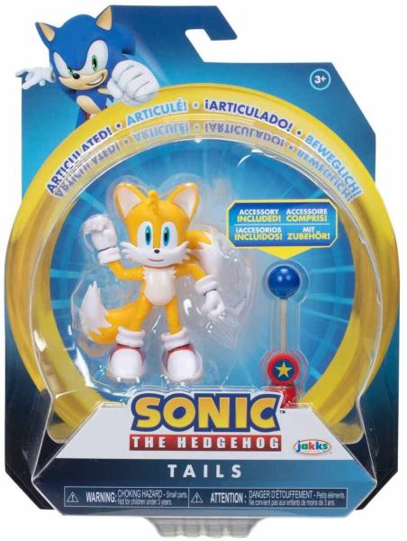 Тейлз с аксессуаром "ёжик соник" (9 см.) от Jakks