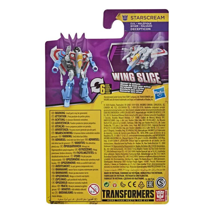 Оптимус Прайм, Бамблби, Старскрим и Мегатрон "Cyberverse Adventures" (10  см.)