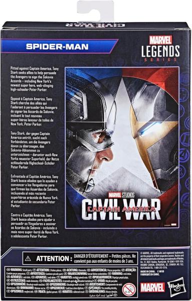Человек паук с аксессуарами серии "civil war" (15.5 см)