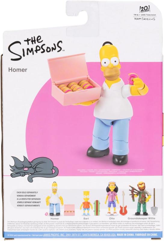Гомер Симпсон с пончиками "Симпсоны" (14 см.) от Jakks