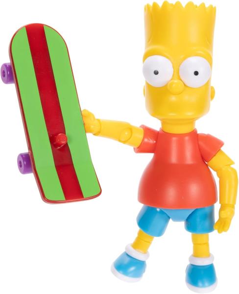 Барт Симпсон со скейтом "Симпсоны" (9 см.) от Jakks