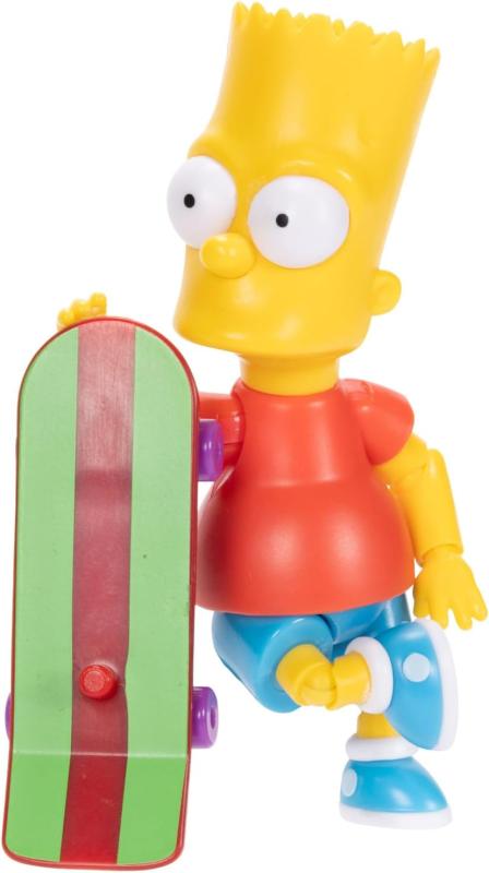 Барт Симпсон со скейтом "Симпсоны" (9 см.) от Jakks