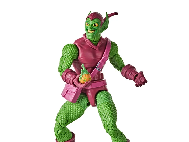 Зелёный гоблин со сменной головой, тыквой и глайдером  (15.5 см.) от Hasbro