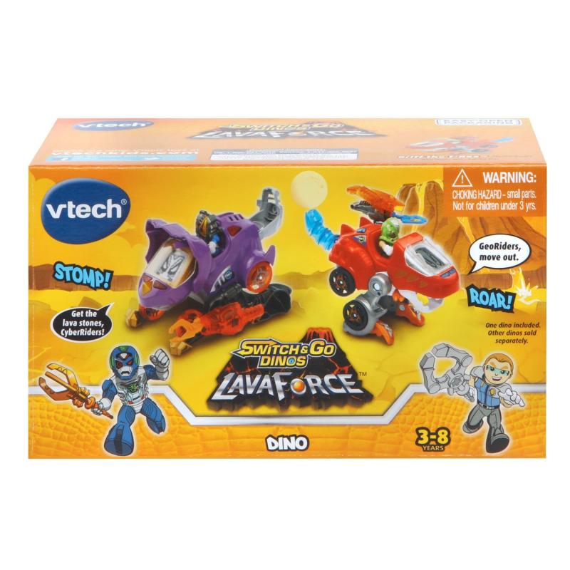 Фиолетовый дино-трансформер Raz "Switch & Go Dinos" (17 см.) от VTech