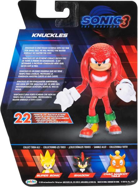 Ехидна Наклз "Соник 3" (около 13 см.) от Jakks