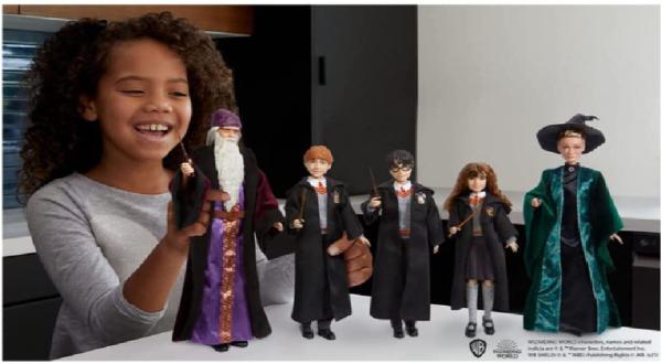 Гарри Поттер, Гермиона, Рон, Альбус и Минерва от Mattel (30 см.)