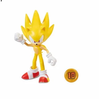 Супер Соник с монеткой "ёжик соник" (10.2 см.) от Jakks