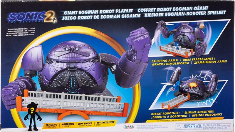 Игровой набор. Доктор Эггман и супер Соник "ёжик соник" от Jakks Pacific