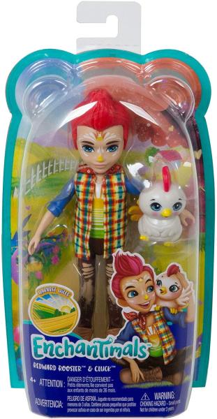 Редвард Рустер и петушок "Энчантималс / Enchantimals" (15.5 см.) от Mattel