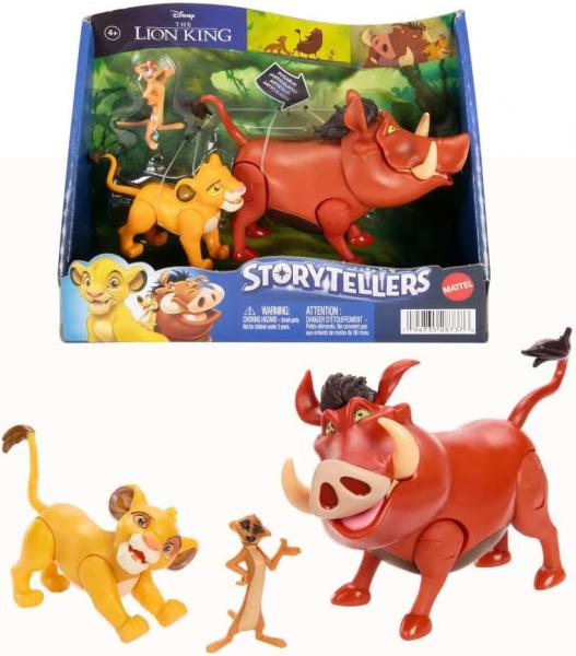 Пумба, Тимон и Симба " король лев" (4-13 см.) от Mattel