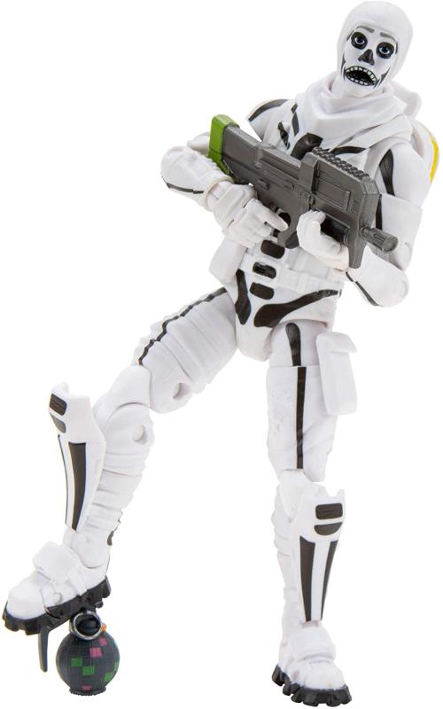 Скелет белый с оружием и аксессуарами / Skull Trooper Fortnite (15.5 см.) от Jazwares